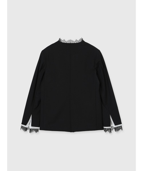 anuans（アニュアンス） ジャケット ノーカラージャケット レース