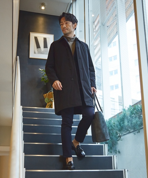 「ABAHOUSE GRAY」 スプリングコート 44 ブラック メンズの画像