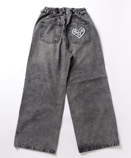 「almo」 デニムパンツ FREE ダークグレー レディース_画像2