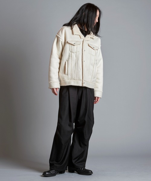 「NO ID.」 ジャケット ONE SIZE ベージュ メンズの画像