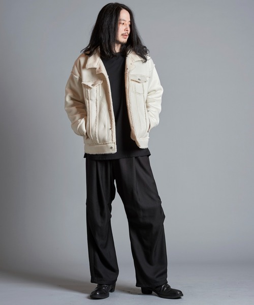 「NO ID.」 ジャケット ONE SIZE ベージュ メンズの画像