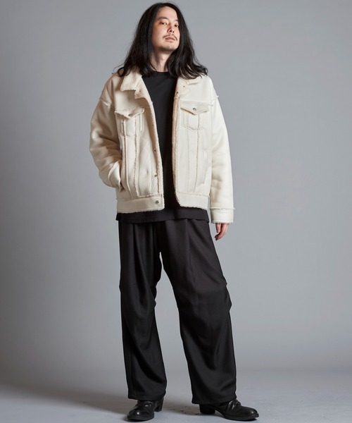 「NO ID.」 ジャケット ONE SIZE ベージュ メンズの画像