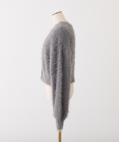 「one after another NICE CLAUP」 ニットカーディガン FREE オフホワイト レディース_画像7