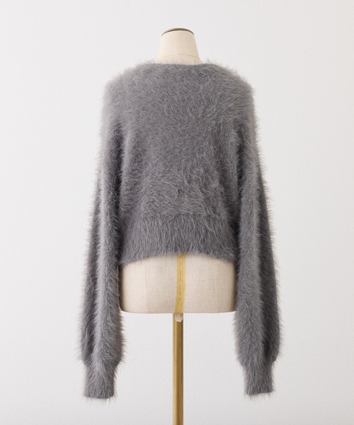 「one after another NICE CLAUP」 ニットカーディガン FREE オフホワイト レディース_画像8