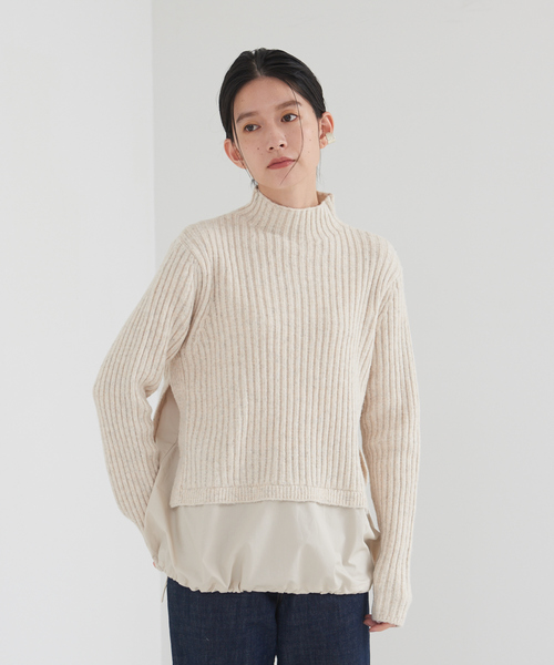 「collex」 長袖ニット フリー イエロー レディース_画像8