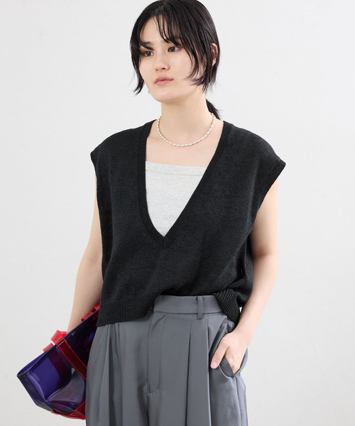 新品 IENA【Heriter/エリテ】ニットベスト NEW ARRIVAL＞人気ニットの新色登場！12月の新作入荷情報とめ Vol.2