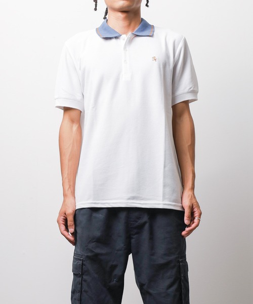 「ONE DAY KMC 」 「Skkone Vintage」半袖ポロシャツ LL グリーン メンズ_画像6