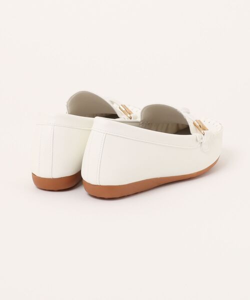 「JELLY BEANS」 モカシンシューズ 23 ブラック レディース_画像2