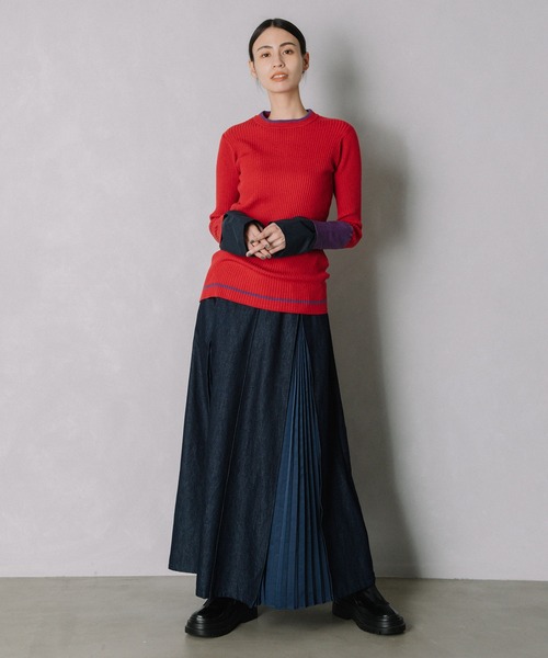 「MARECHAL TERRE」 長袖ニット MEDIUM ブラウン レディース_画像6