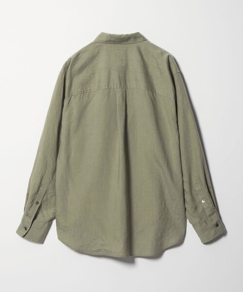 conte ブラウス シャツ 「conte」リネン ベーシックシャツ レディース