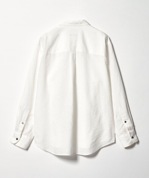 conte ブラウス シャツ 「conte」リネン ベーシックシャツ レディース