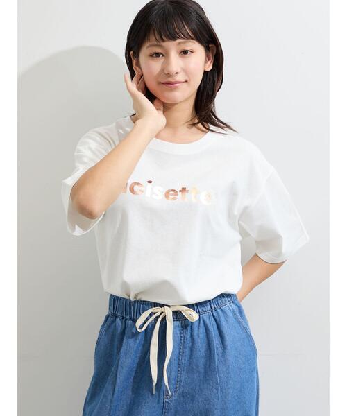 Samansa Mos2（サマンサモスモス） tシャツ 半袖 「接触冷感」箔