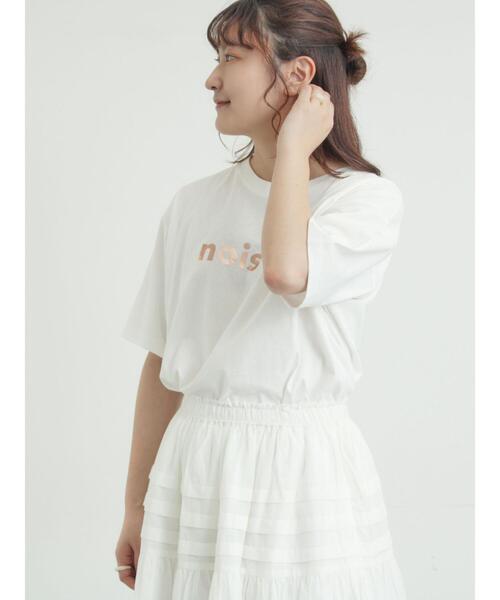 Samansa Mos2（サマンサモスモス） tシャツ 半袖 「接触冷感」箔