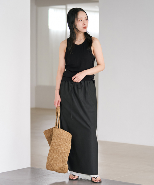 plage（プラージュ） ロング スカート toropical layered スカート
