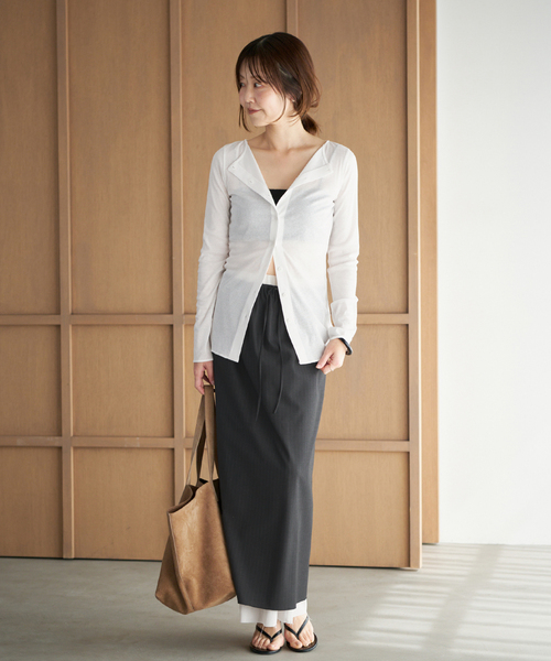 plage ロングスカート　36 plage（プラージュ） ロング スカート toropical layered スカート