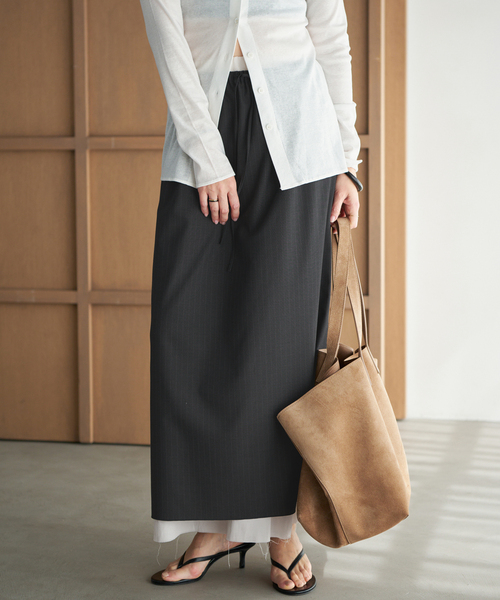 plage（プラージュ） スカート toropical layered スカート : ZOZOTOWN
