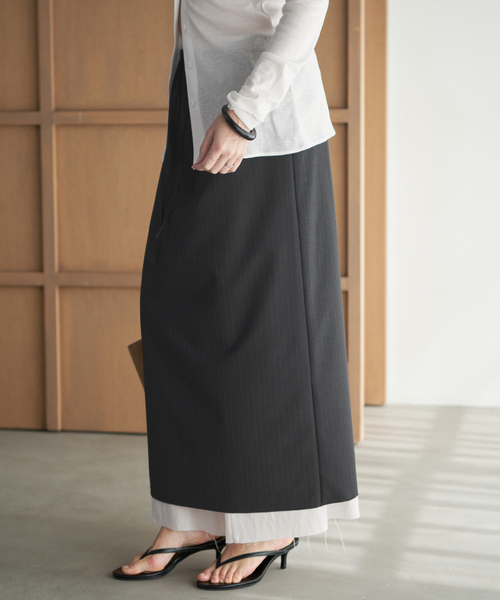 plage（プラージュ） スカート toropical layered スカート : ZOZOTOWN