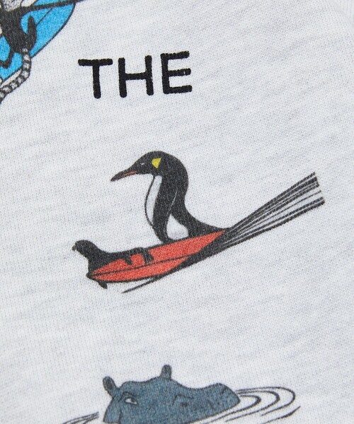 「Jonas Claesson」 スウェットカットソー LARGE ライトグレー メンズ_画像8