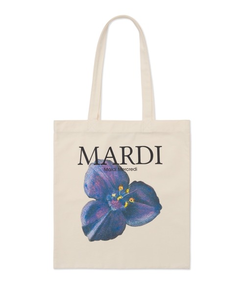 Mardi Mercredi（マルディメクルディ） エコバッグ CANVAS BAG LILIES 