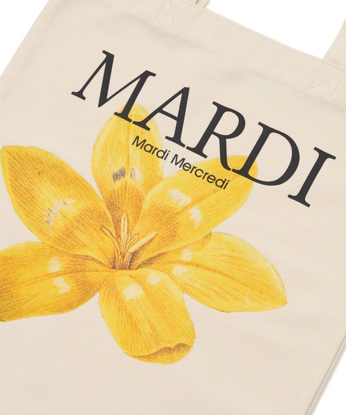 Mardi Mercredi（マルディメクルディ） エコバッグ CANVAS BAG LILIES