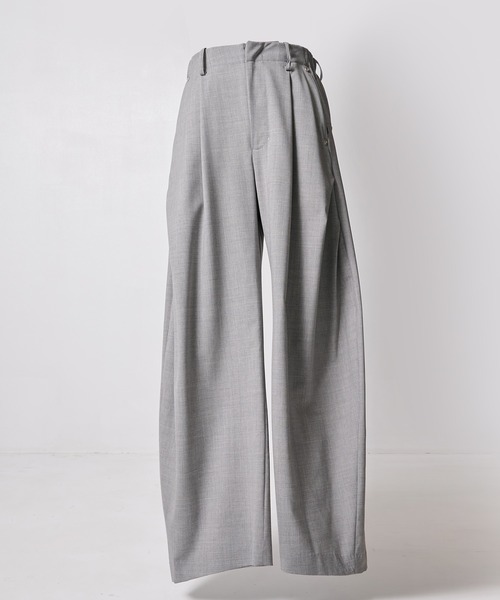 が-く CONZ スラックス summer carve leg trousers super 110 メンズ
