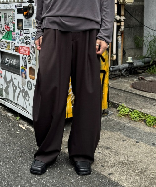 【新品】PT01 SUPER110'S ウール カーゴ スラックス パンツ 48 CONZ スラックス summer carve leg trousers super 110 メンズ