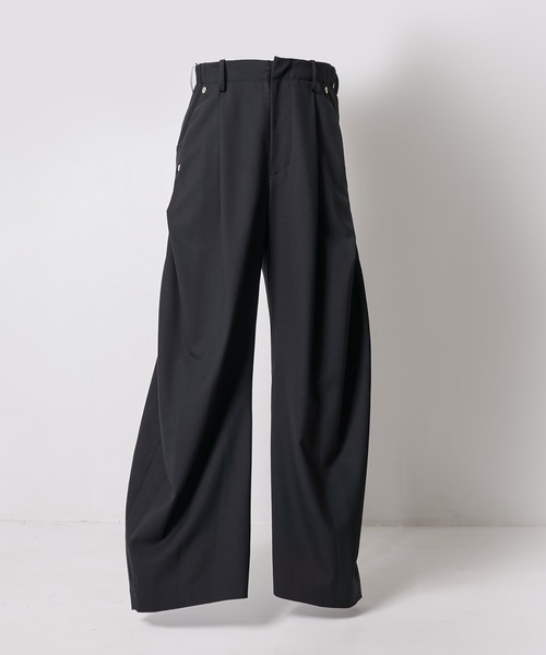 CONZ スラックス summer carve leg trousers super 110 メンズ