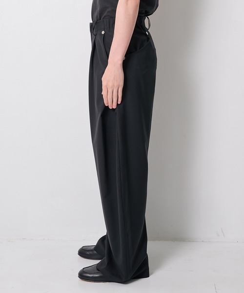 CONZ スラックス summer carve leg trousers super 110 メンズ