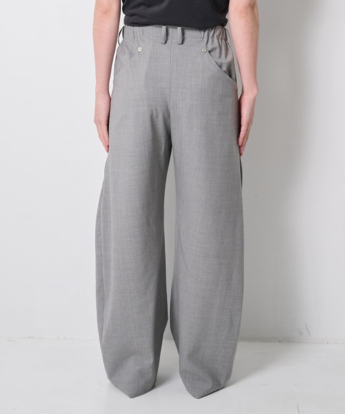 CONZ スラックス summer carve leg trousers super 110 メンズ
