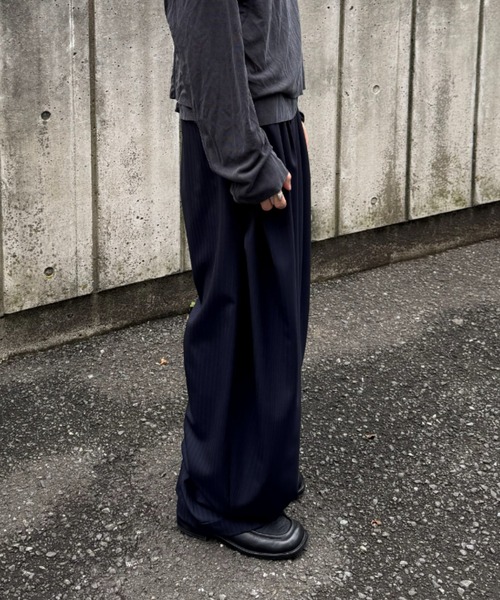 CONZ スラックス summer carve leg trousers super 110/Super 110s