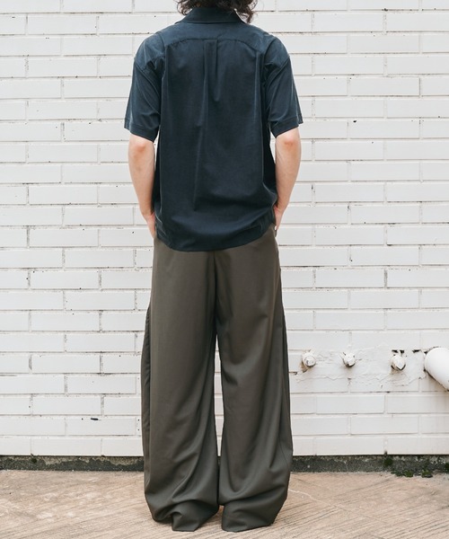 CONZ スラックス summer carve leg trousers super 110/Super 110s