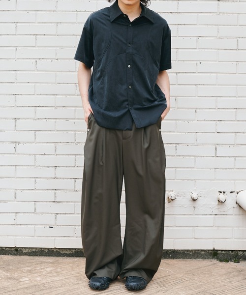 CONZ スラックス summer carve leg trousers super 110/Super 110s