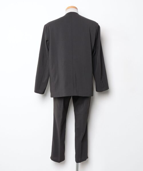 春割-10%【ADAM ET ROPE】セットアップ / ジャケット&スラックス ADAM ET ROPE'（アダムエロペ） セットアップ L ブラック メンズ