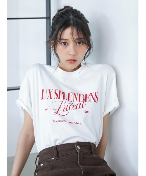 SNIDEL（スナイデル） tシャツ ロゴTシャツ レディース : ZOZOTOWN