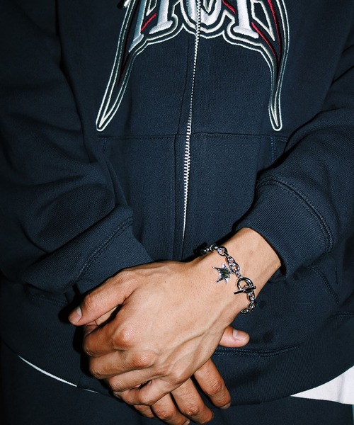 「HUF」 ジップアップパーカー X-LARGE ブラック メンズ_画像2