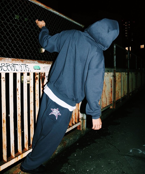 「HUF」 ジップアップパーカー X-LARGE ブラック メンズ_画像7