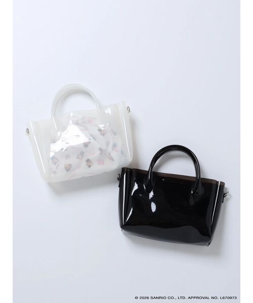 sanrio（サンリオ） ハンドバッグ 「日焼けHello Kitty×EMODA」CLEAR