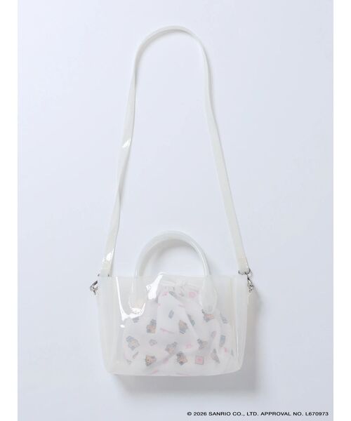 sanrio（サンリオ） ハンドバッグ 「日焼けHello Kitty×EMODA」CLEAR