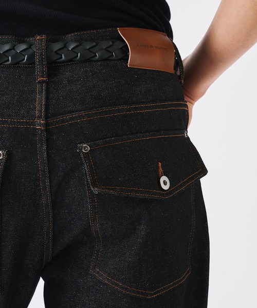 ANDER HUNK ジーンズ Crack ＆ Rigid Straight Denim/クラック