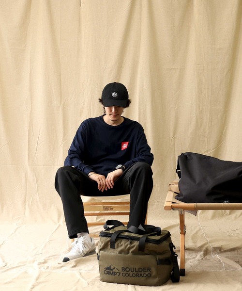 「CAMP7」 長袖Tシャツ M ホワイト メンズ_画像4