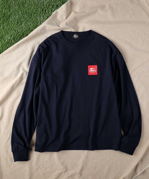 「CAMP7」 長袖Tシャツ M ホワイト メンズ_画像8
