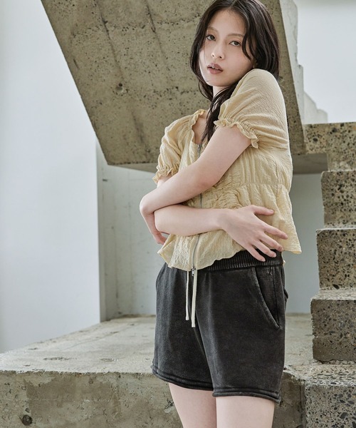ジーナシス　jeanasis 詰め合わせ　セット　商品追加しました。 JEANASIS（ジーナシス） ブラウス シャツ 半袖 フリルシャーリング