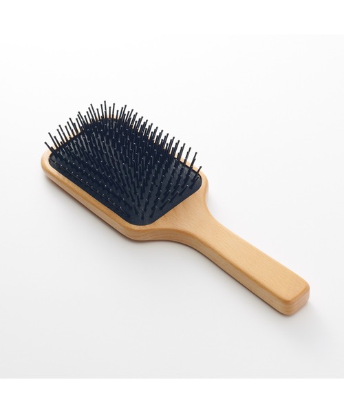 無印良品（MUJI） ヘアブラシ ブナ材頭皮ケアブラシ 全長約23