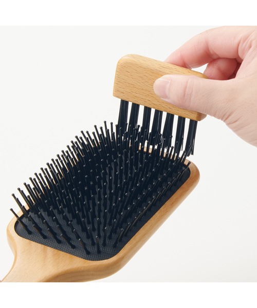 無印良品（MUJI） ヘアブラシ ブナ材頭皮ケアブラシ 全長約23