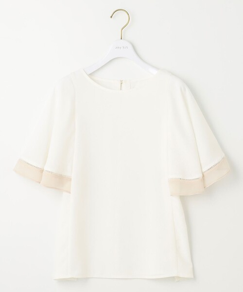 「ANY SIS」 ノースリーブブラウス 2 ネイビー レディース_画像8