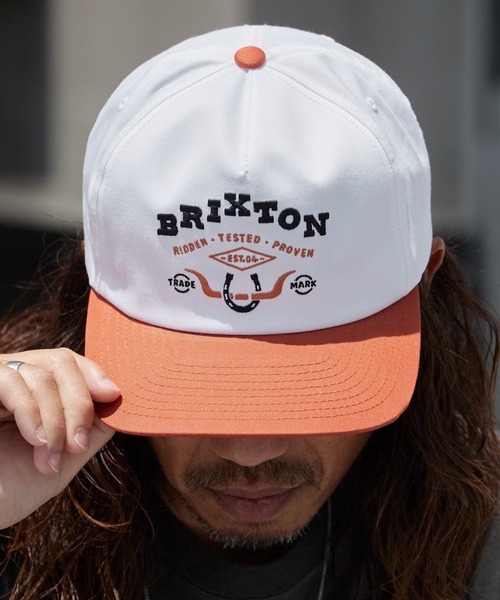 BRIXTON(ブリクストン) キャップ 帽子 BEEKMAN MP SNAPBACK フロント BRIXTON(ブリクストン) キャップ 帽子 BEEKMAN MP SNAPBACK フロント