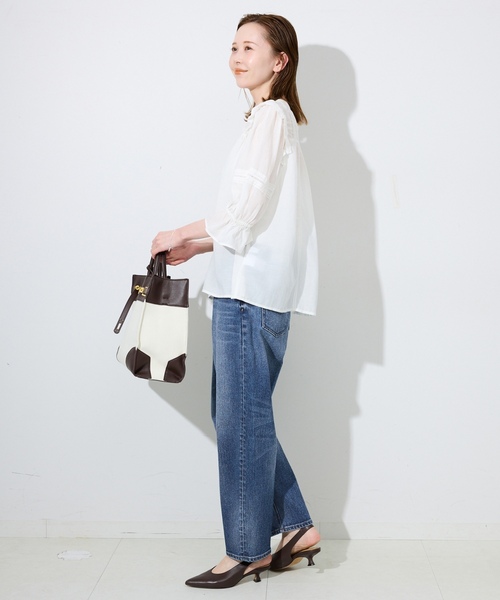 「Healthy denim」 デニムパンツ 23cm スカイブルー レディース_画像6
