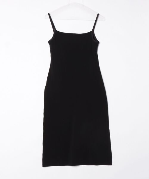 「Yohji Yamamoto +Noir」 キャミソールワンピース - ブラック レディース_画像2