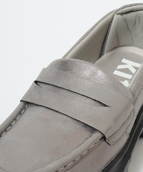「kitson」 ローカットスニーカー 24cm シルバー レディース_画像5