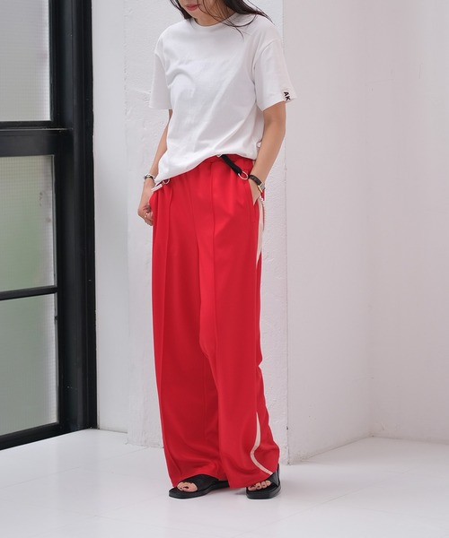 「AKTE」 半袖Tシャツ FREE ネイビー レディース_画像3